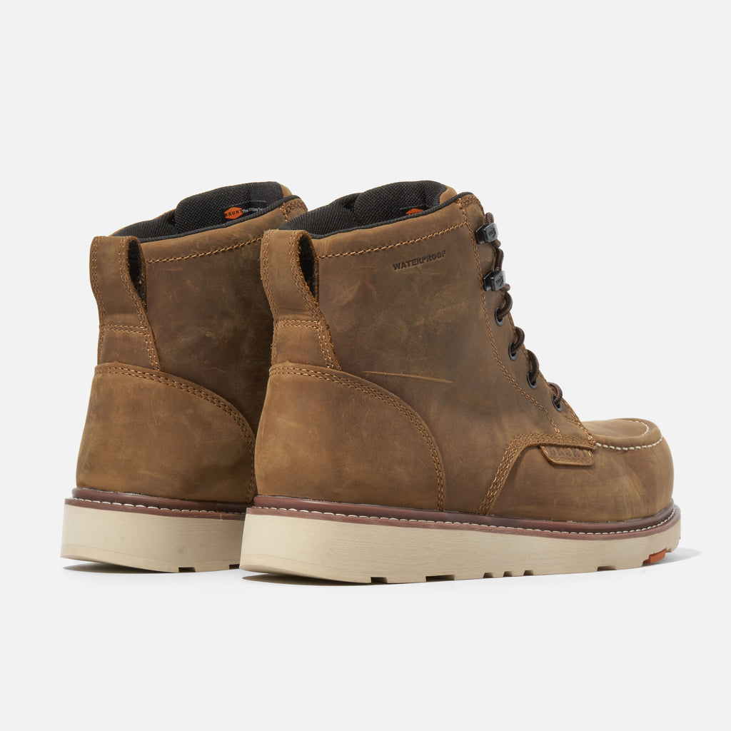 Waterproof Moc Toe Work Boots