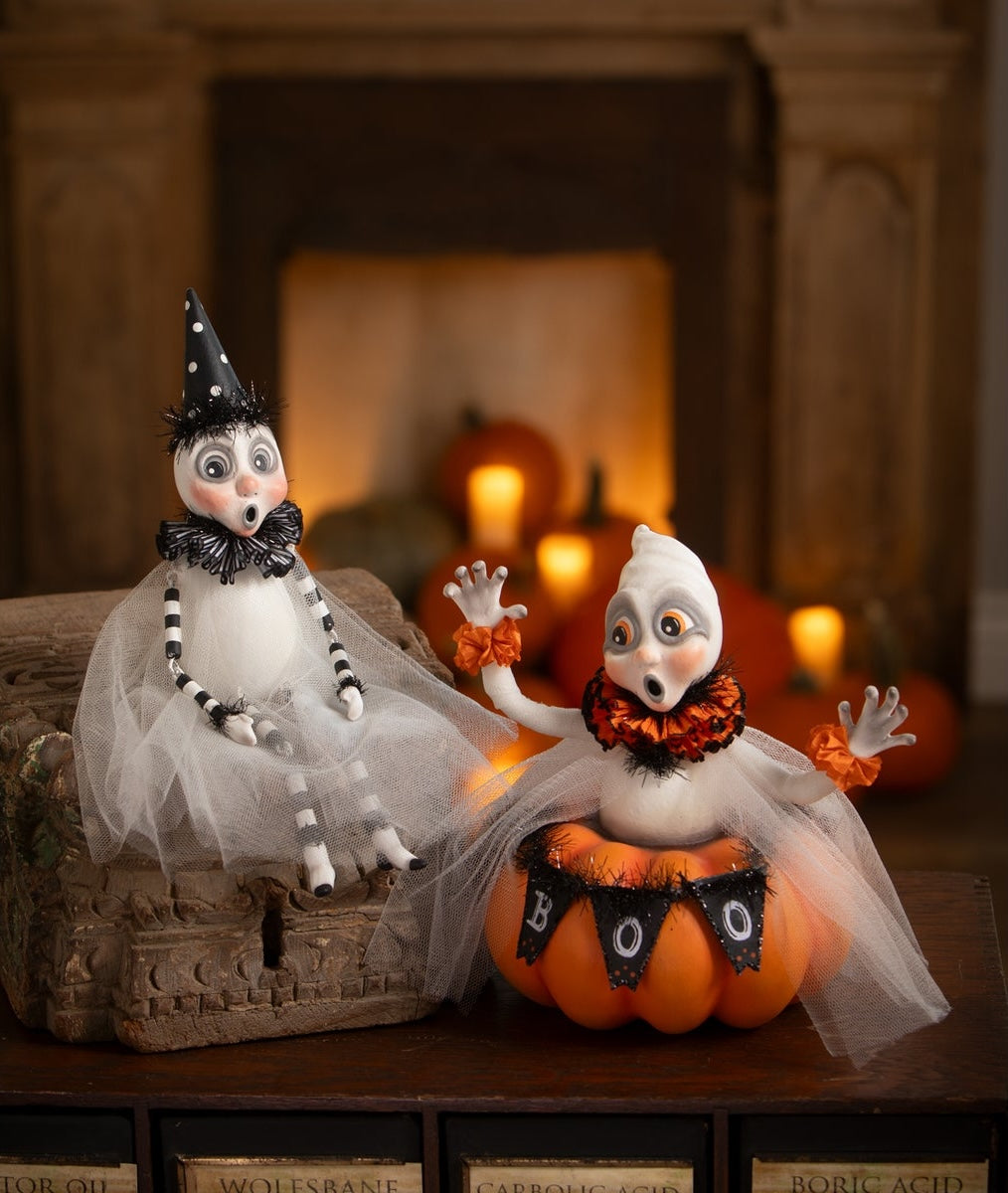 Binx Boo Ghost in Pumpkin