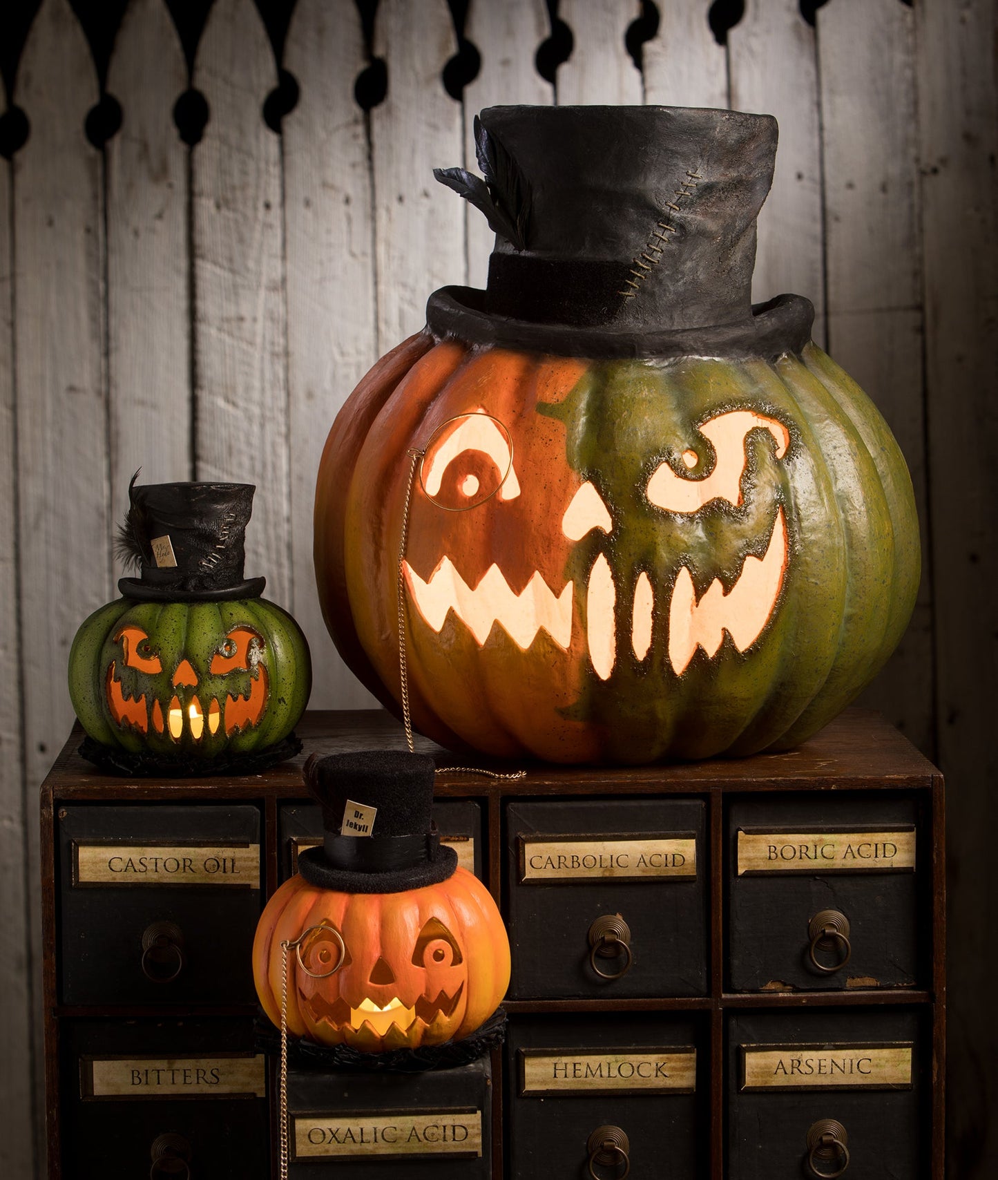 Dr. Jekyll Pumpkin Luminary
