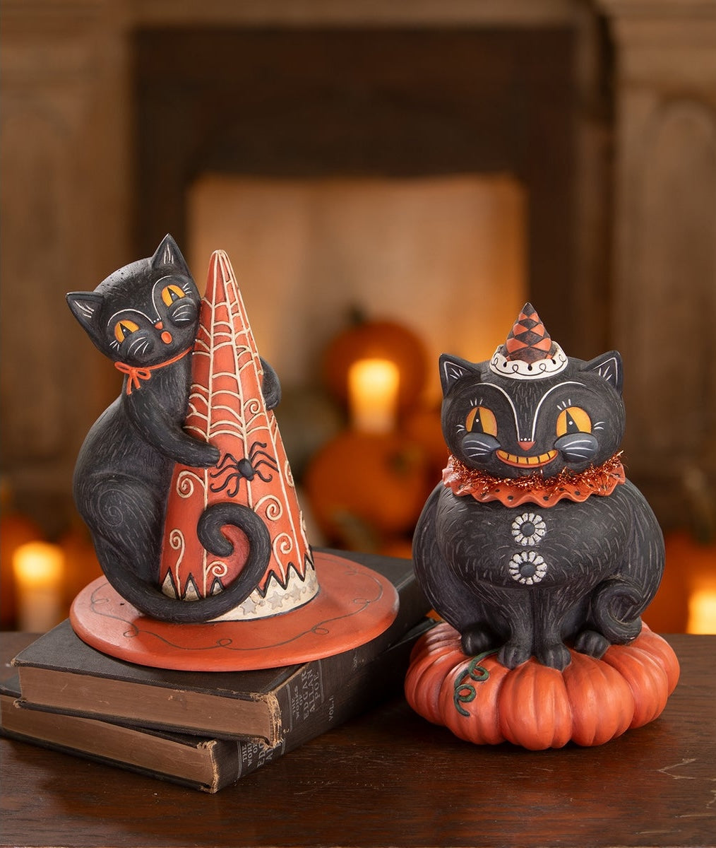 Happy Plumpkin Jack Cat Container