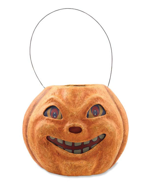 Vintage Pumpkin Bucket - Large