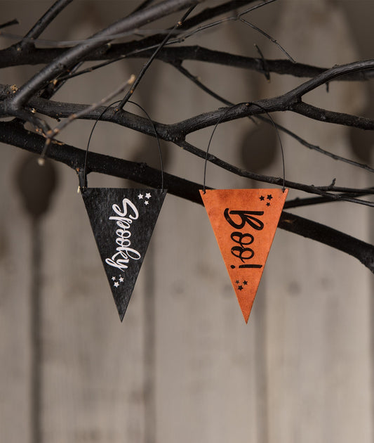 Halloween Banner Ornaments
