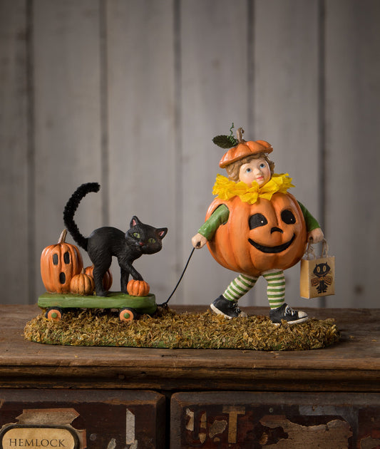 Pumpkin Paige with Wagon