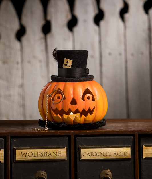 Dr. Jekyll Pumpkin Luminary