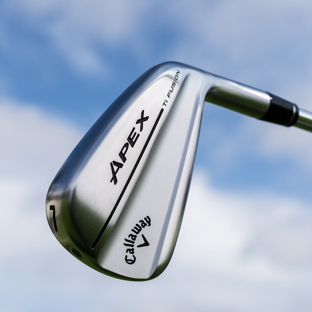 Apex Ti Fusion Chrome Plated Single Irons - Graphite