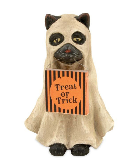 Ghost Cat Figurine