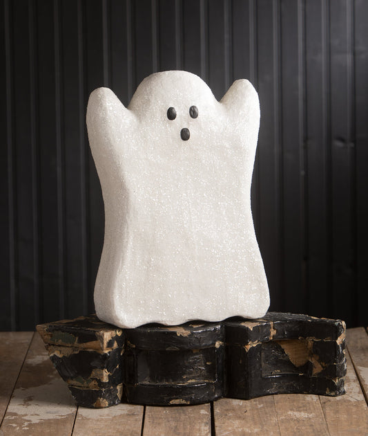 Ghost Peep Large, Paper Mache