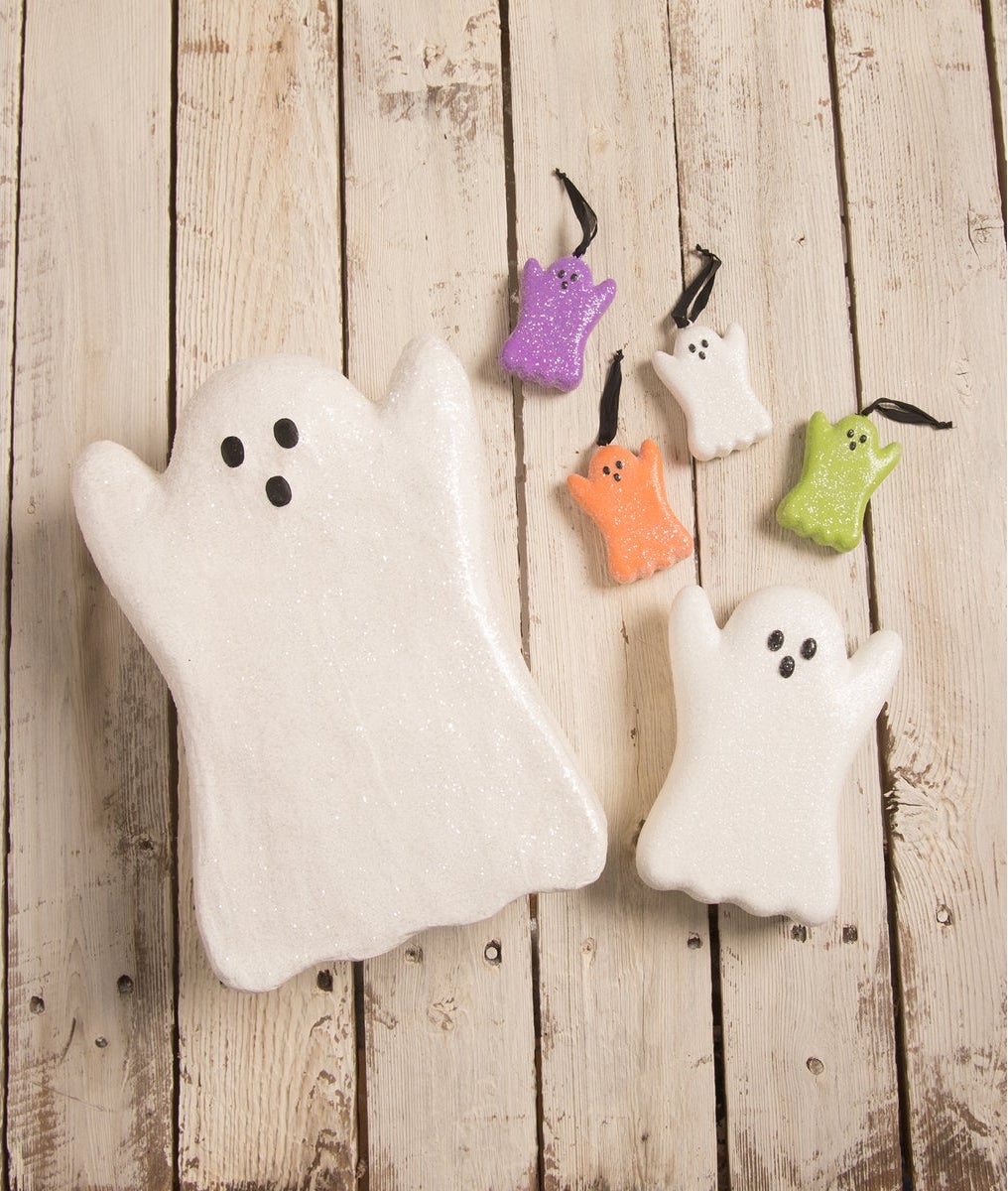 Ghost Peep Large, Paper Mache