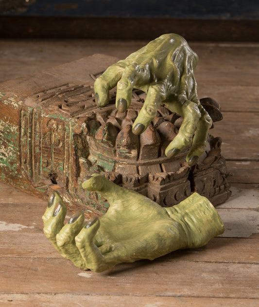 Green Witch Hands Prop