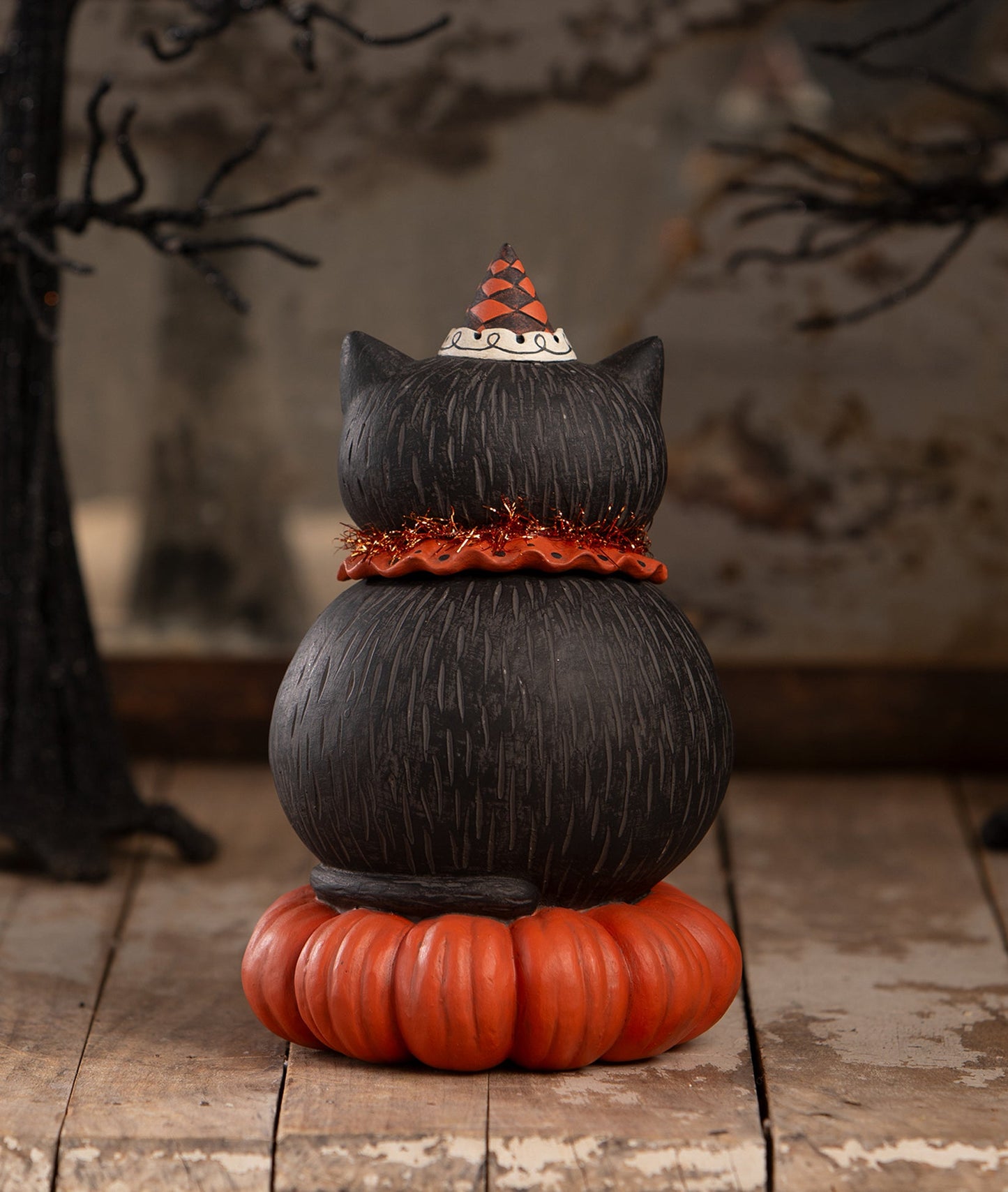Happy Plumpkin Jack Cat Container