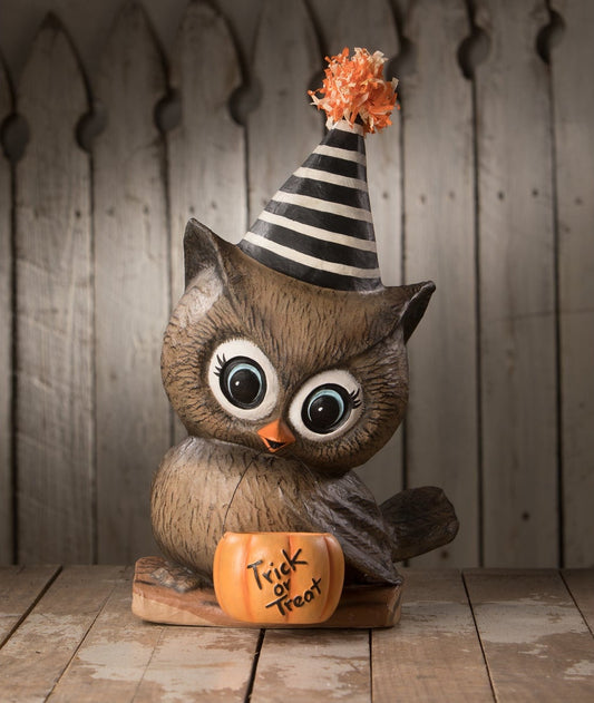 Hoot Party Owl, Paper Mache