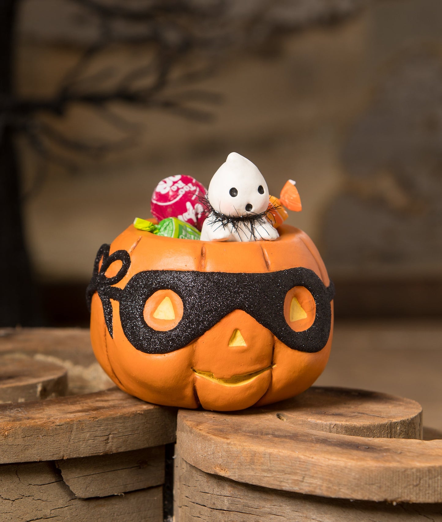 Jack O' Lantern & Peeking Boo Ghost