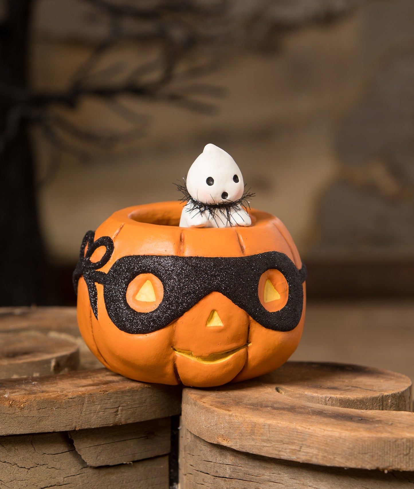 Jack O' Lantern & Peeking Boo Ghost
