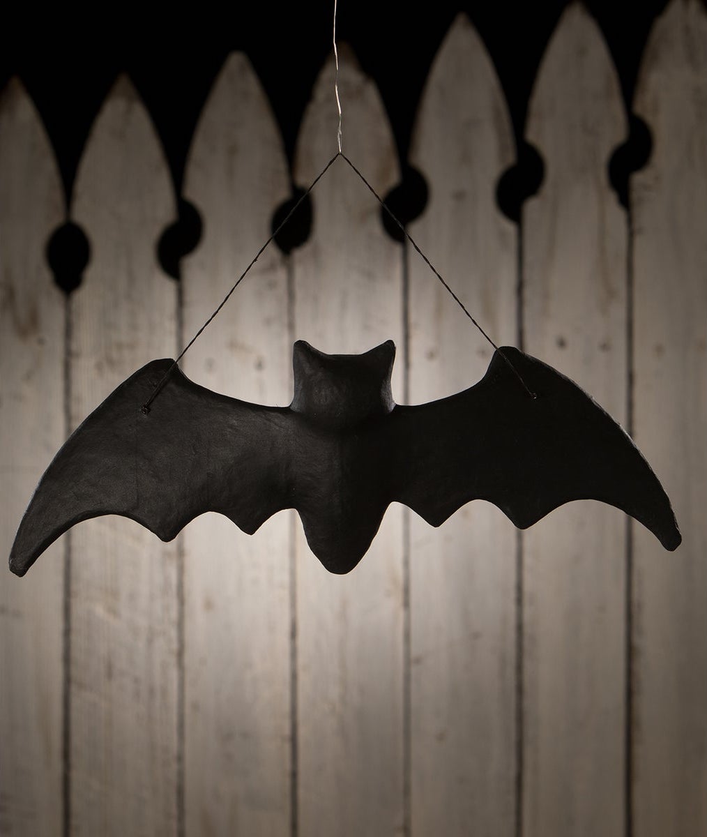 Large Skeleton Bat, Paper Mache