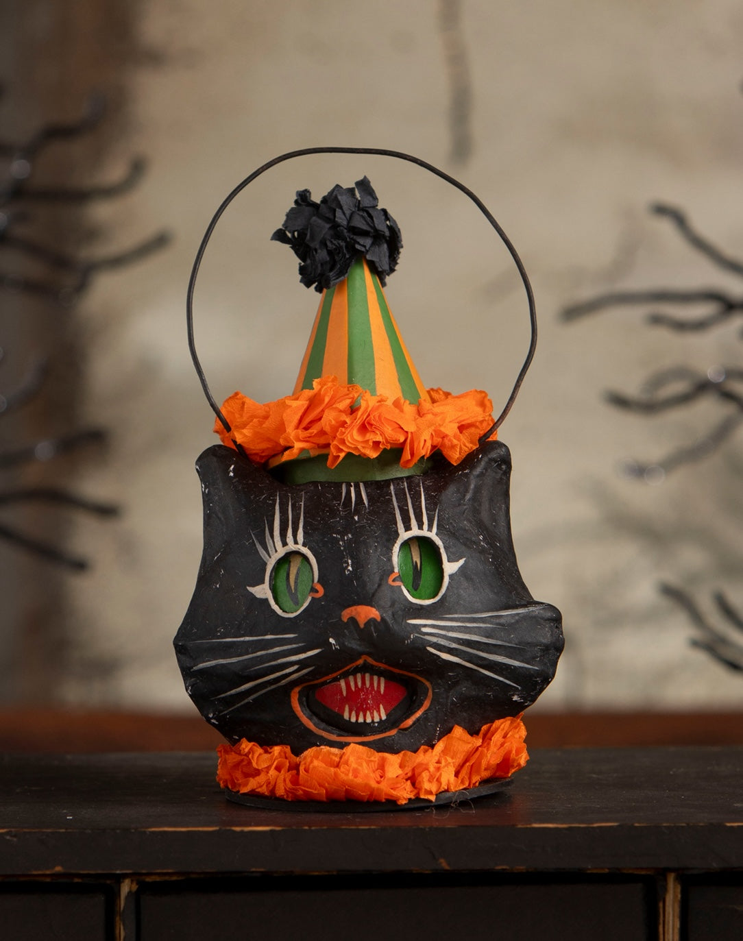 Mini Sassy Cat Bucket Lantern