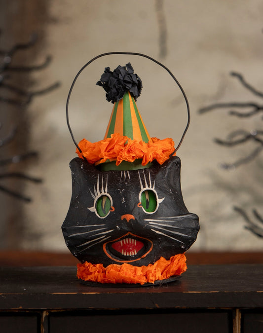 Mini Sassy Cat Bucket Lantern