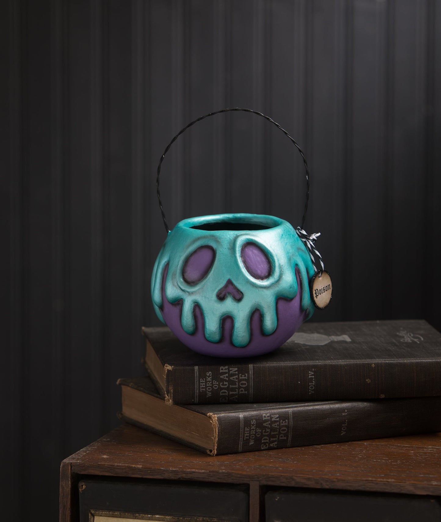 Purple Apple Bucket with Turquoise Poison Drip