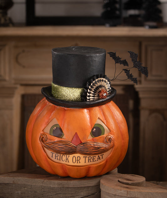 Trick or Treat Pumpkin Stache